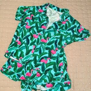 LITTLE SLEEPIES PALM SPRINGS WOMENS PAJAMAS
